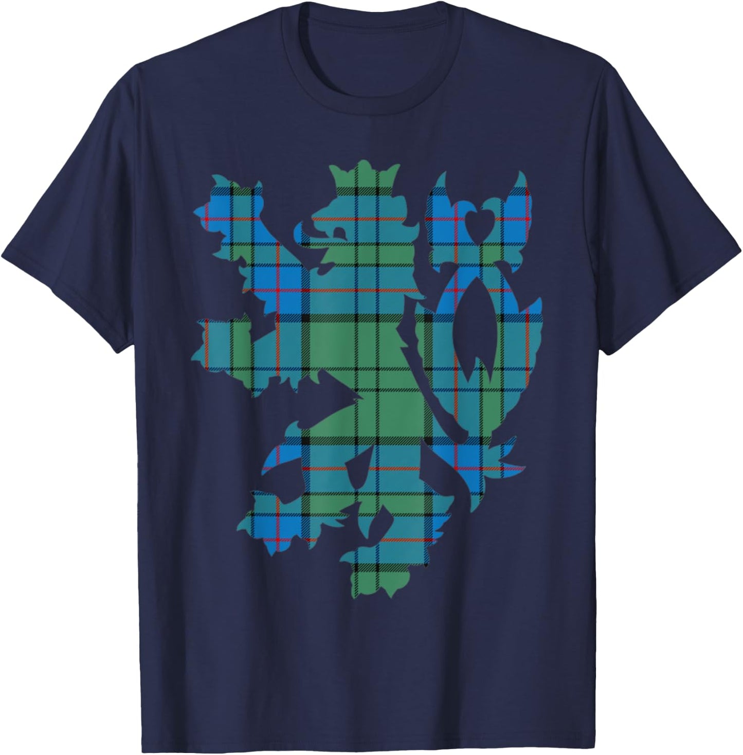 Clan Lockhart Tartan Scottish Family Name Scotland Pride T-Shirt - T-Shirt | Navy