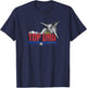 Top Gun Top Dad Father's Day Fighter Jet Action Movie T-Shirt - T-Shirt | Navy