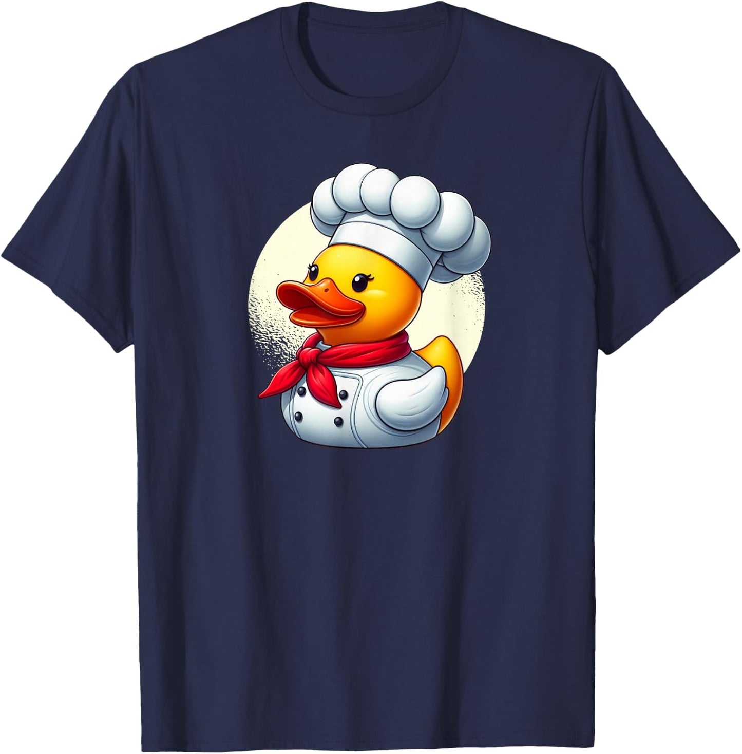 Rubber Duck With Chef's Hat T-Shirt - T-Shirt | Navy