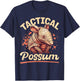 Funny Armadillo Animal Tactical Possum T-Shirt - T-Shirt | Navy
