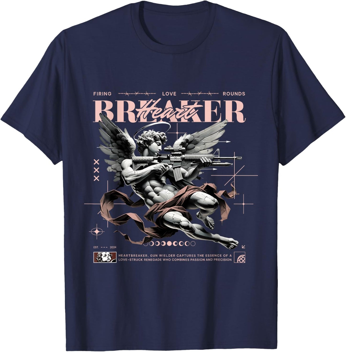 Heart Breaker Legend Pink 11s Matching Women T-Shirt - T-Shirt | Navy