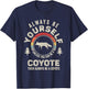 Retro Always Be Yourself Unless You Can Be A Coyote T-Shirt - T-Shirt | Navy