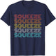Retro Vintage Squeeze T-Shirt - T-Shirt | Navy
