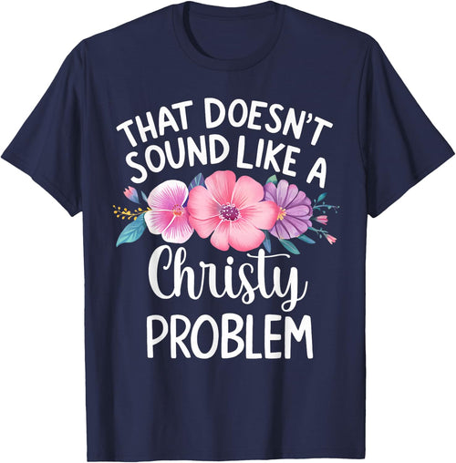 CHRISTY Personalized Cute Flower Girls CHRISTY Name