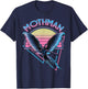 Mothman Vaporwave Cryptozoology Retro Vintage Cryptid T-Shirt - T-Shirt | Navy