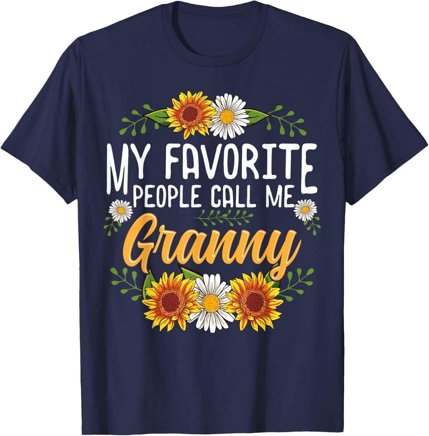My Favorite People Call Me Granny T-Shirt - T-Shirt | Navy