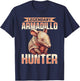 Funny Armadillo Animal Legendary Armadillo Hunter T-Shirt - T-Shirt | Navy
