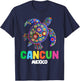 Cancun Mexico Sea Turtle T-Shirt - T-Shirt | Navy