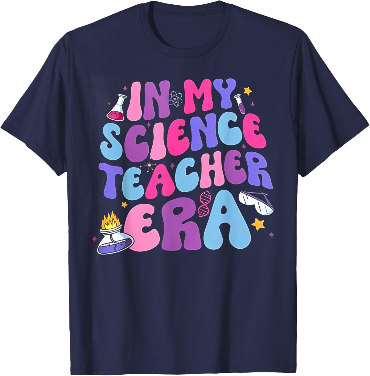 In My Science Teacher Era Teacher Women T-Shirt - T-Shirt | Navy