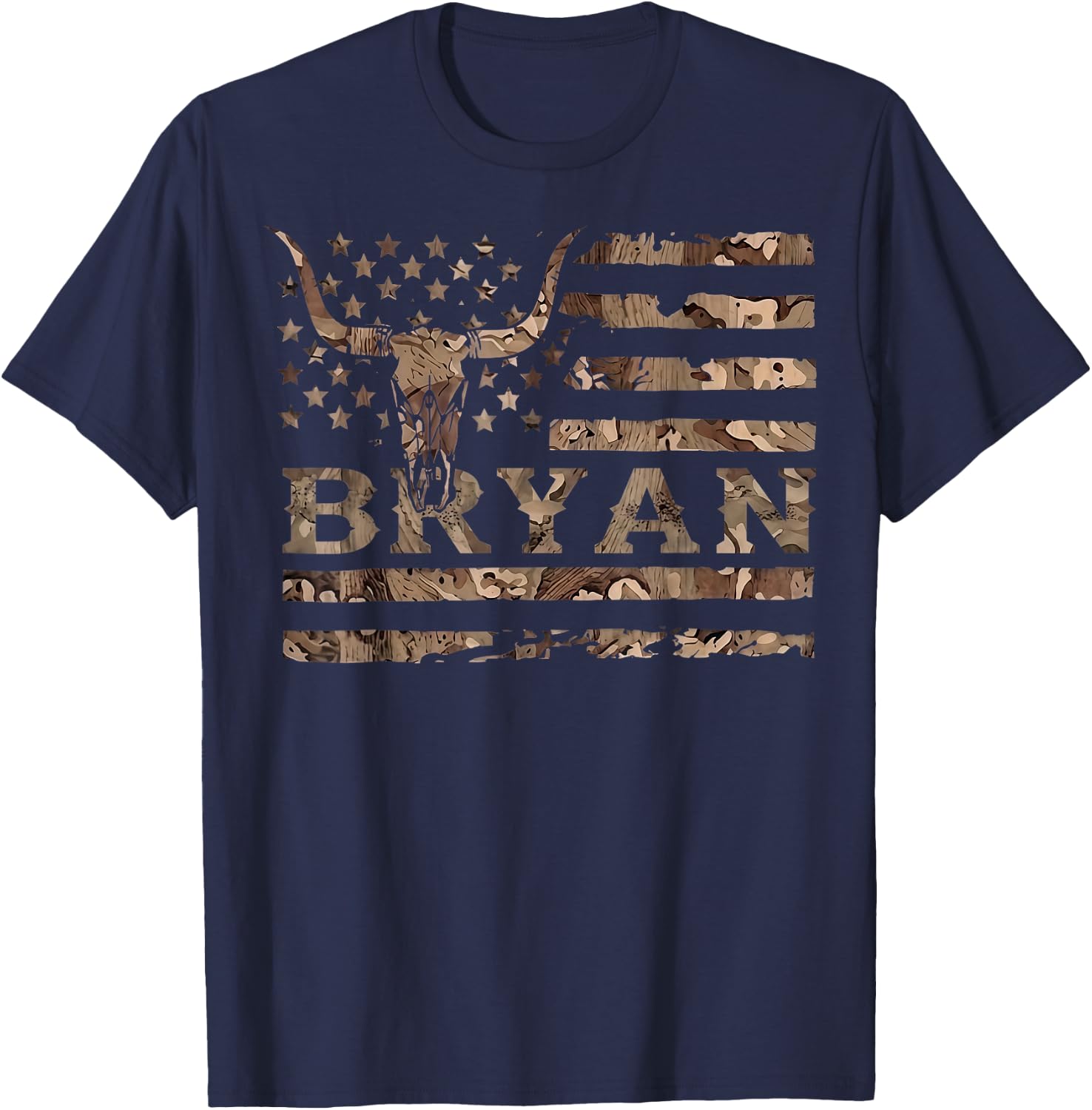 Vintage Bryan Last Name Retro USA Gift Women Kid T-Shirt - T-Shirt | Navy