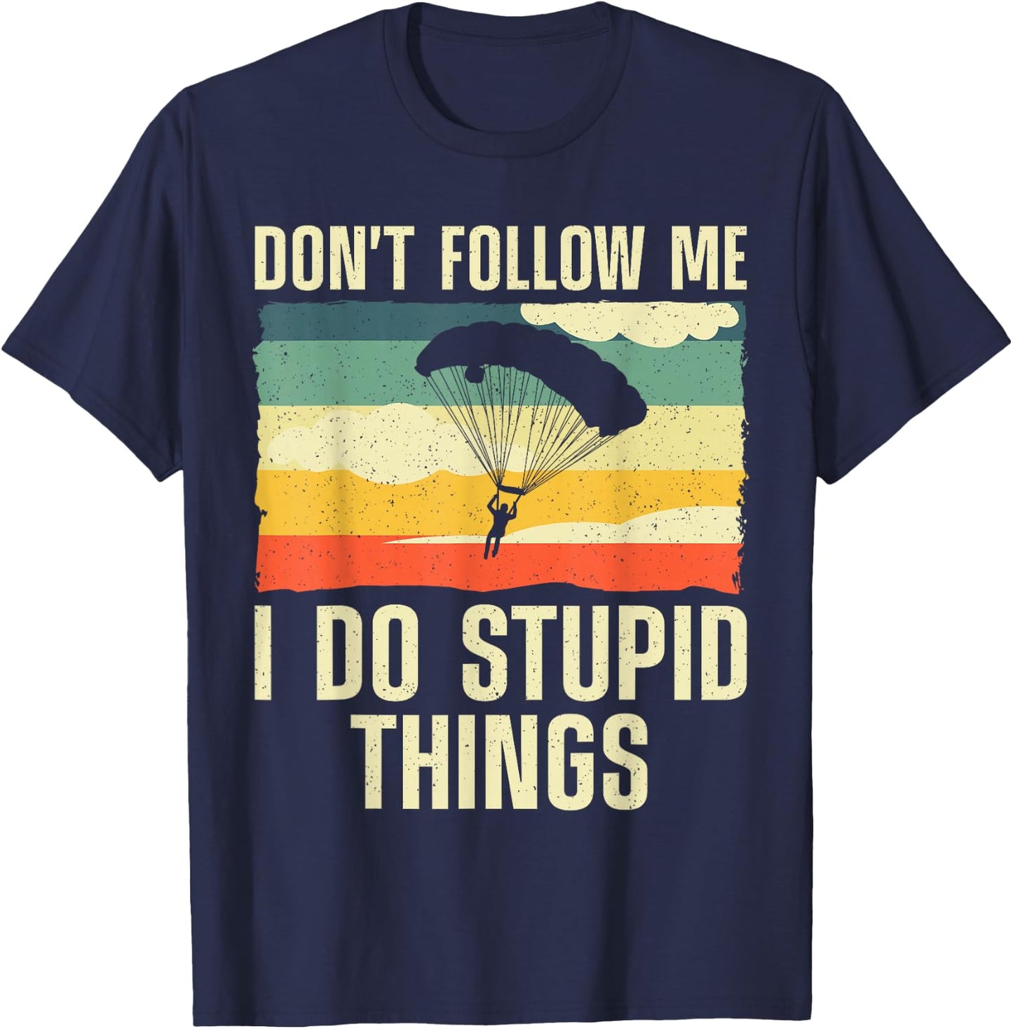 Cool Skydiving Art Women Skydiver Skydive Sky Diving T-Shirt - T-Shirt | Navy