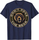 Don’t Poke The Bear Warning Funny Grizzly Spirit Animal T-Shirt - T-Shirt | Navy