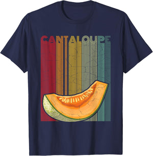 Cantaloupe Design for a Cantaloupe fan T-Shirt - T-Shirt | Navy