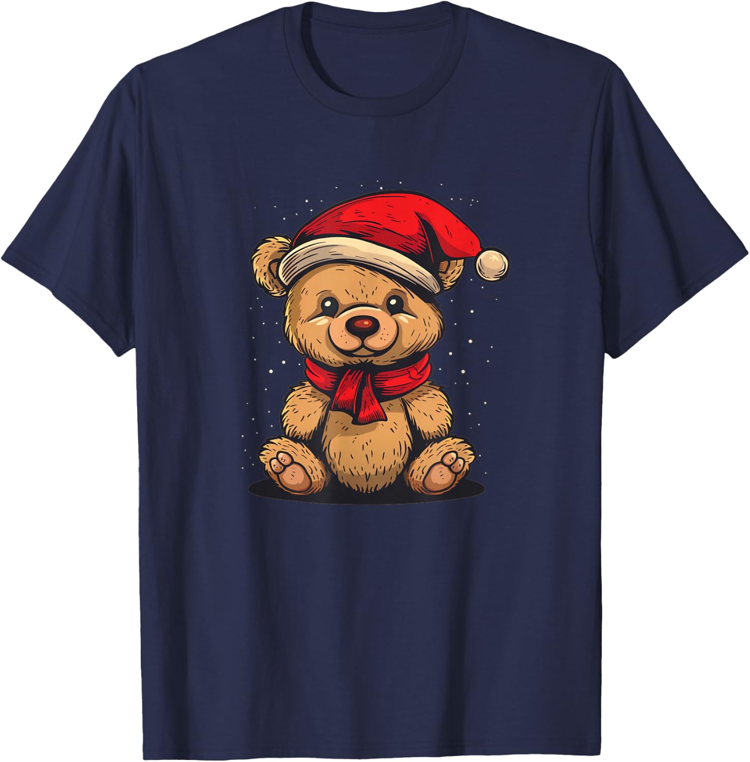 Festive Christmas for Teddy Bears Lovers T-Shirt - T-Shirt | Navy