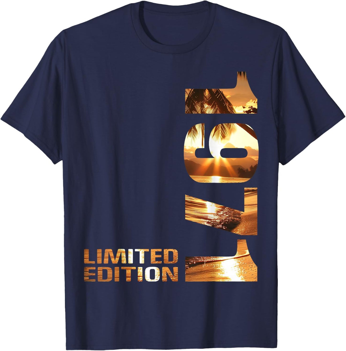 55th Birthday 1971 Limited Edition 55 Man Woman T-Shirt - T-Shirt | Navy