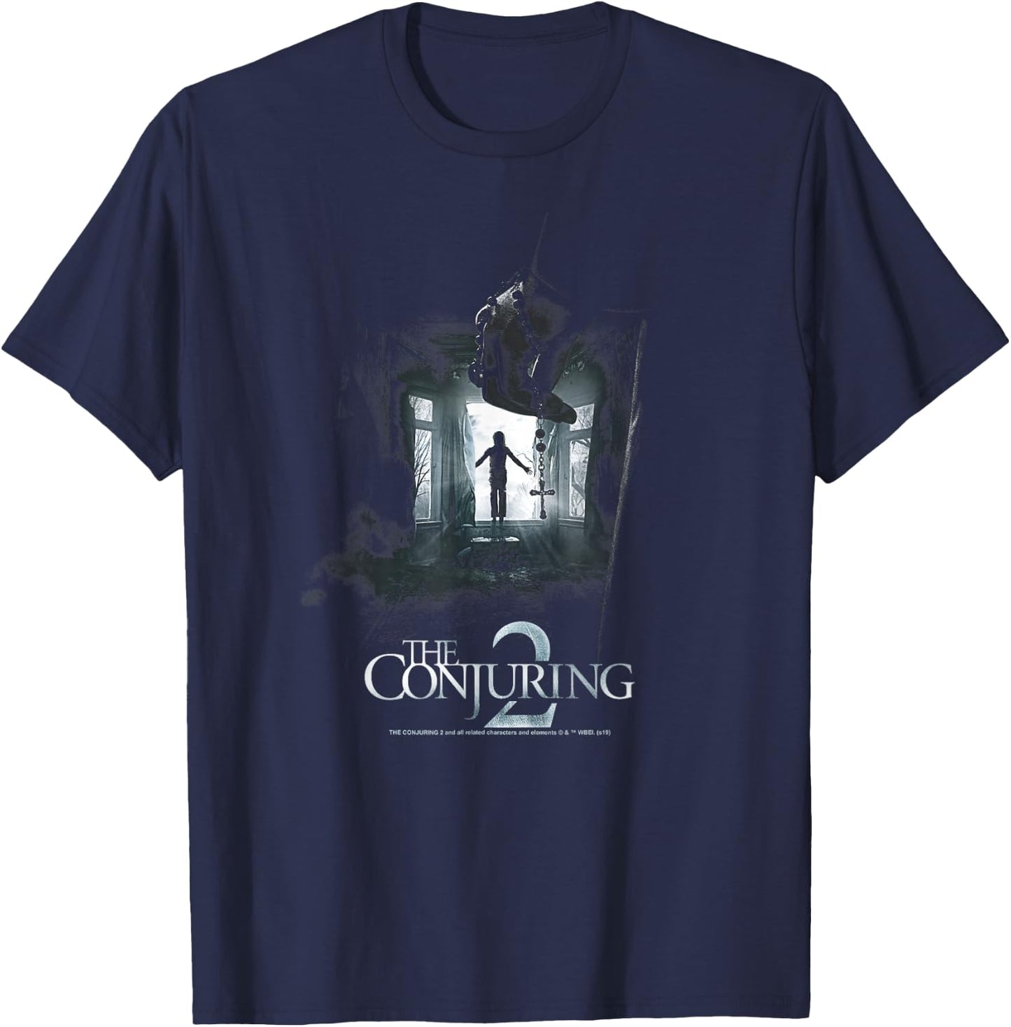 The Conjuring 2 Poster Fade T-Shirt - T-Shirt | Navy