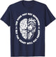 Alzheimers Awareness Dementia Brain Cure Alzheimers Support T-Shirt - T-Shirt | Navy