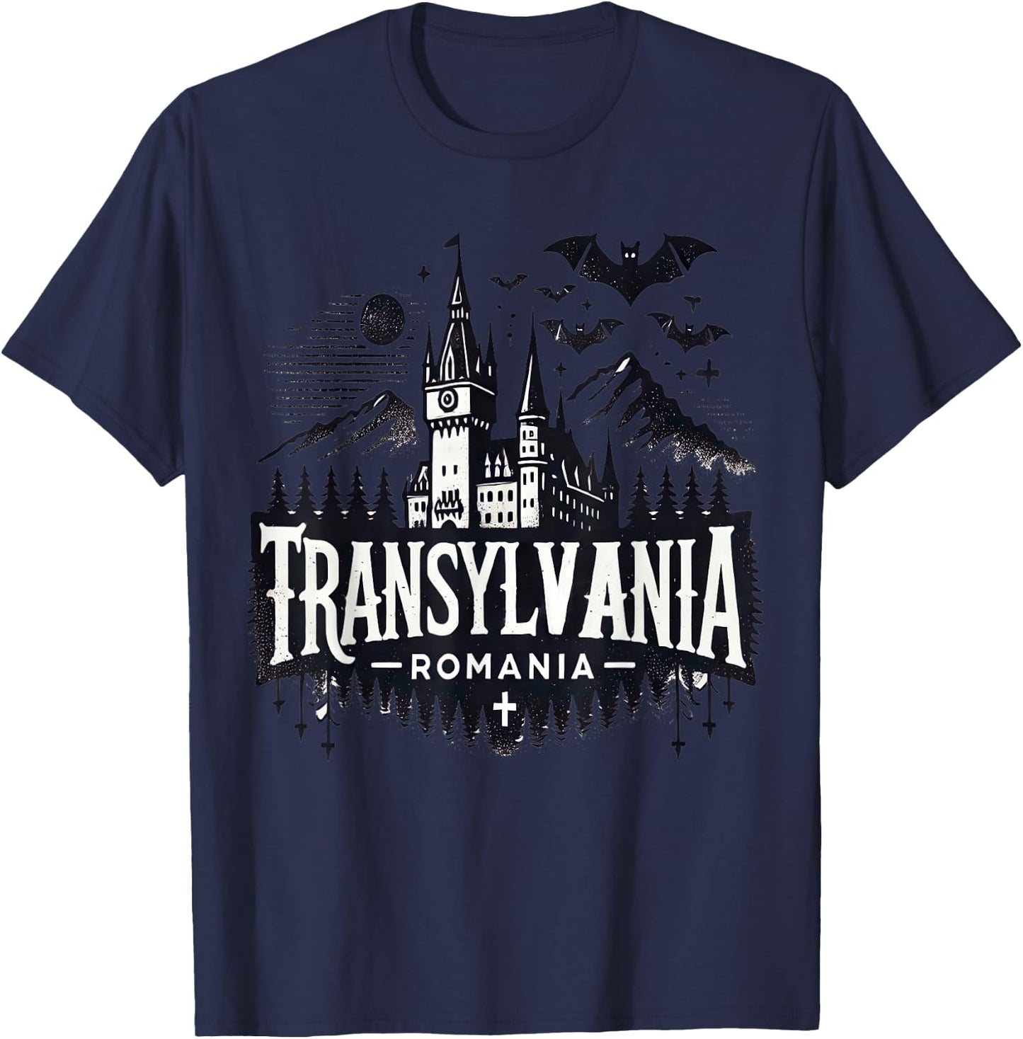 Vacation Designs by K -Adults Blue Classic Fit Small T-Shirt - T-Shirt | Navy