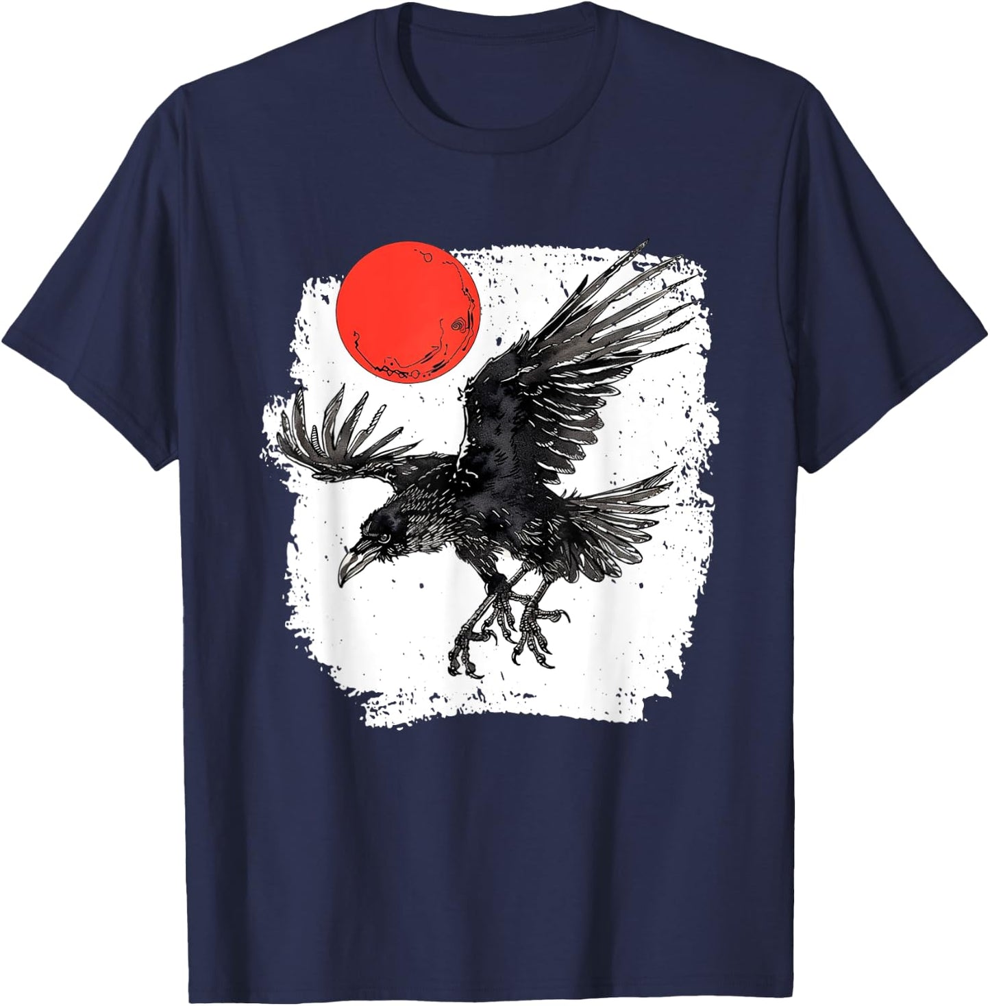 Yatagarasu T | three-legged crow | Japanese mythology T-Shirt - T-Shirt | Navy