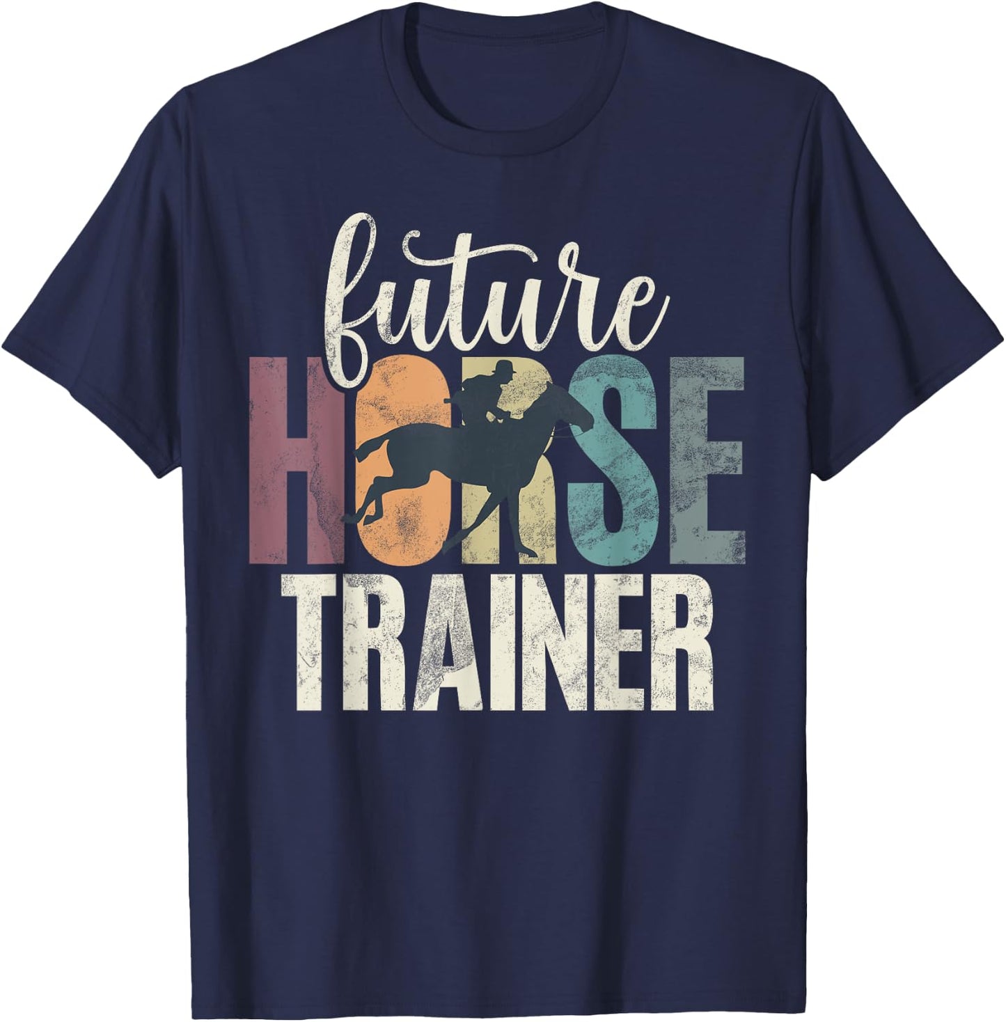 Future Horse Trainer T-Shirt - T-Shirt | Navy