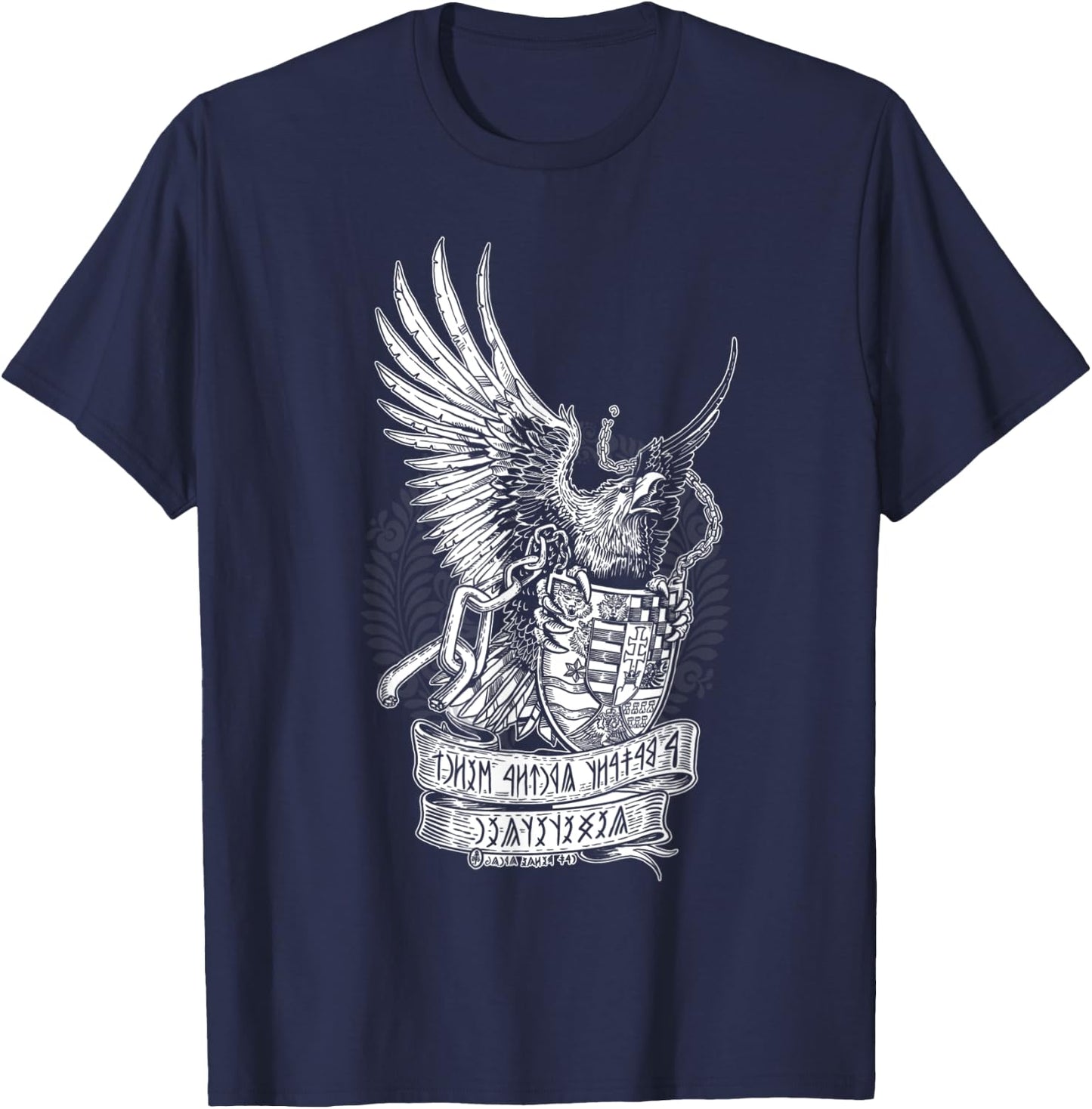 Hungarian Turul Bird T-Shirt - T-Shirt | Navy