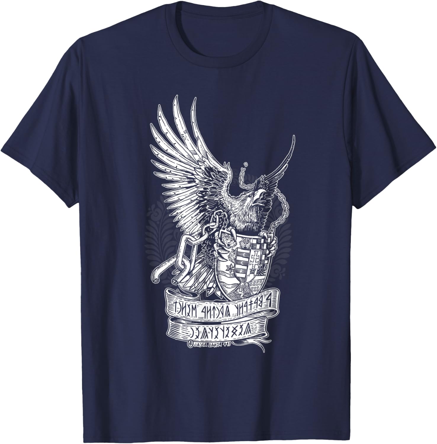 Hungarian Turul Bird T-Shirt - T-Shirt | Navy