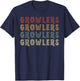 Vintage Cool Growlers Name Funny Love Heart Growlers T-Shirt - T-Shirt | Navy