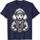 Poodle Gangsta Cool Poodles T-Shirt - T-Shirt | Navy