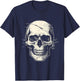Skull Costume Halloween Spooky Art Skull T-Shirt - T-Shirt | Navy