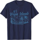 US Virgin Islands Pride Beach Vacation USVI Vintage T-Shirt - T-Shirt | Navy
