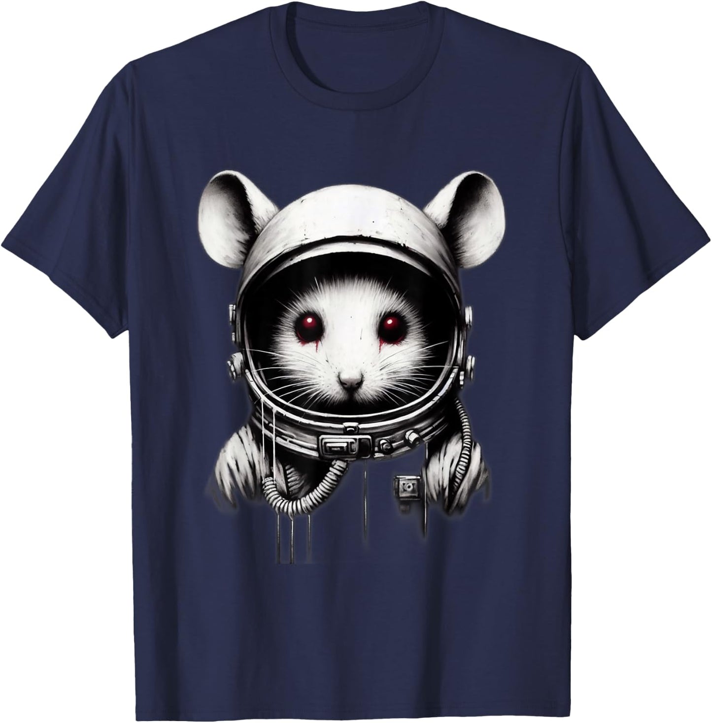 Lost in Space Astronaut Mice T-Shirt - T-Shirt | Navy