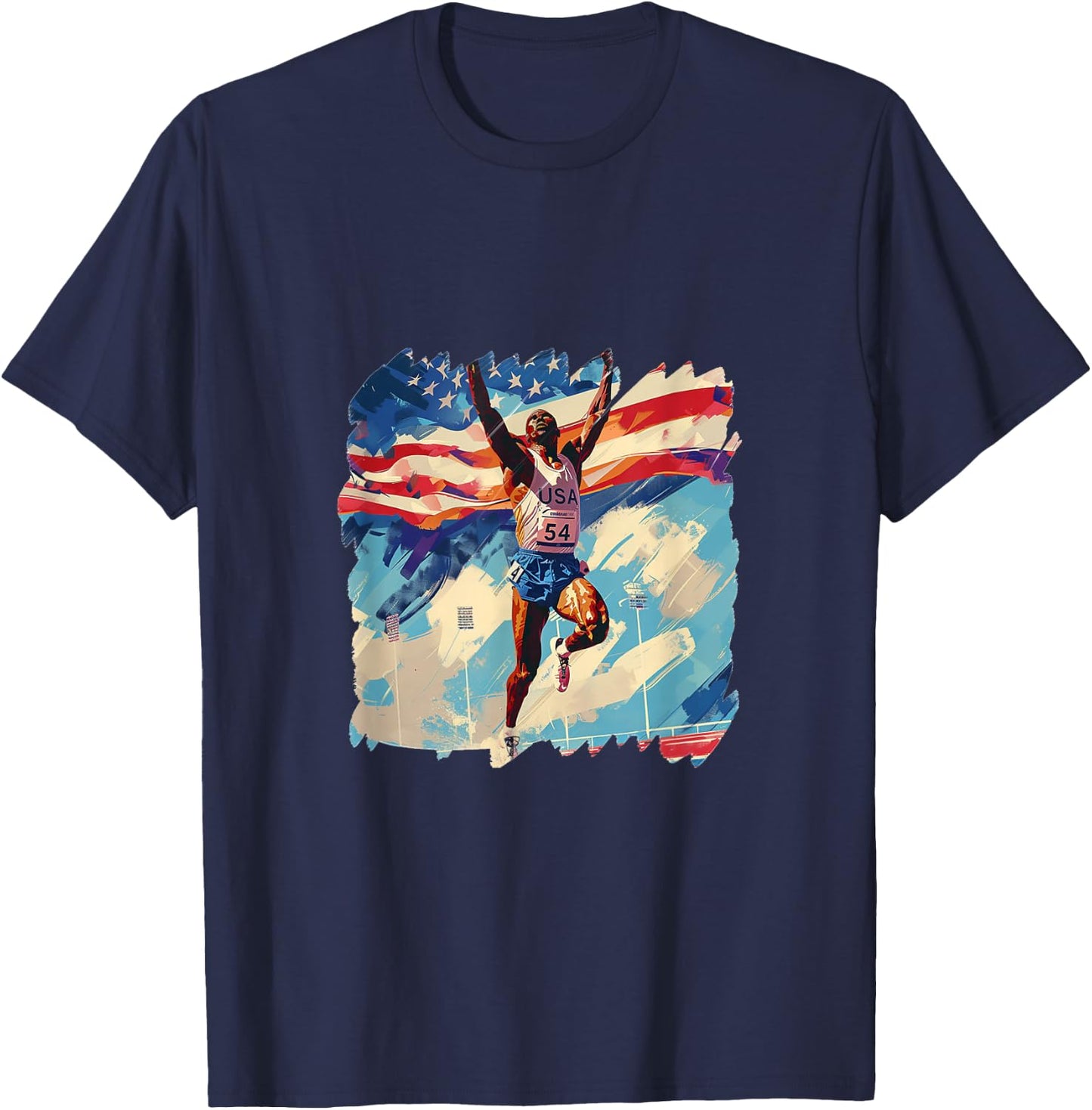 Team USA Olympics Track & Field T-Shirt - T-Shirt | Navy