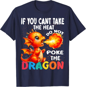 Flying Mythical Creature Cool Dragon Kids Toddler Boys Girls T-Shirt - T-Shirt | Navy