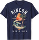 Rincon Puerto Rico Boricua Surf Vintage Surfing Surfer T-Shirt - T-Shirt | Navy
