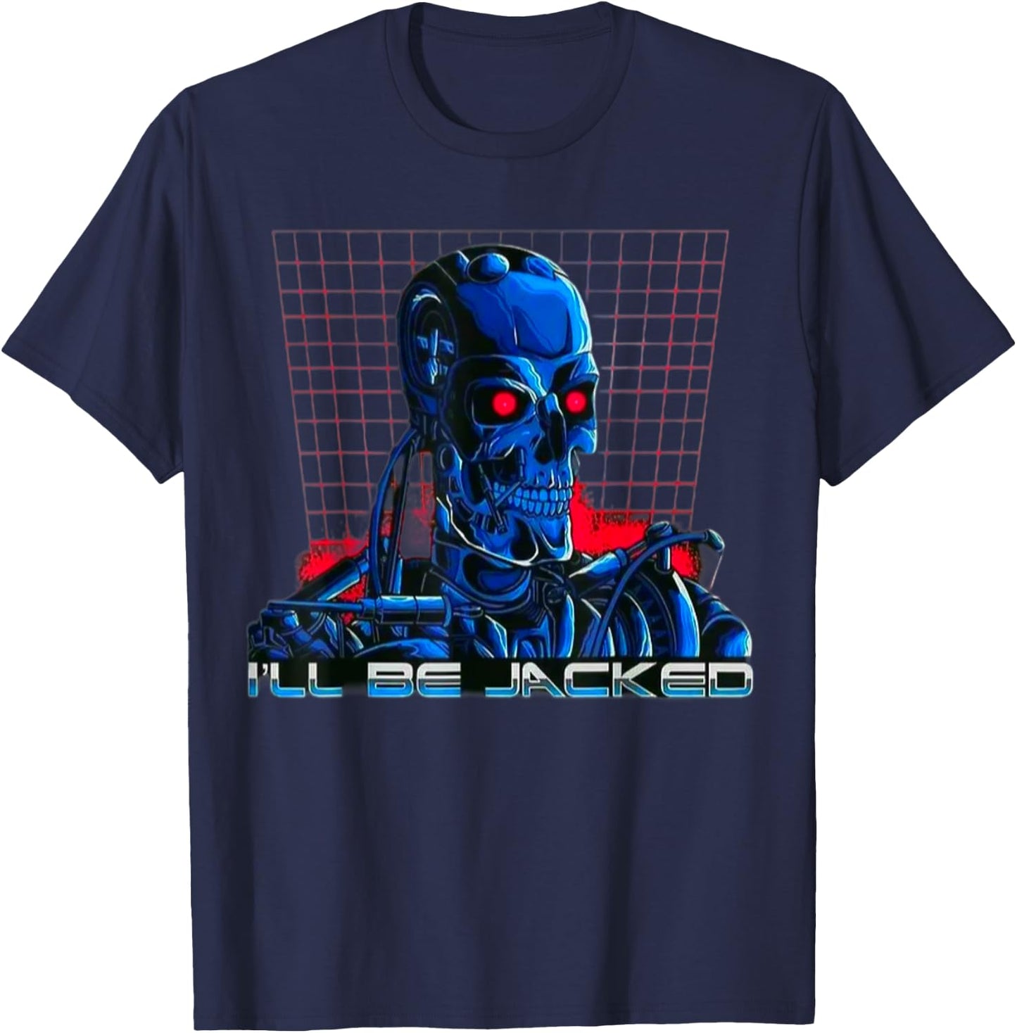 I'll Be Jacked Gym Weightlifting Bodybuilding Fitness work T-Shirt - T-Shirt | Navy