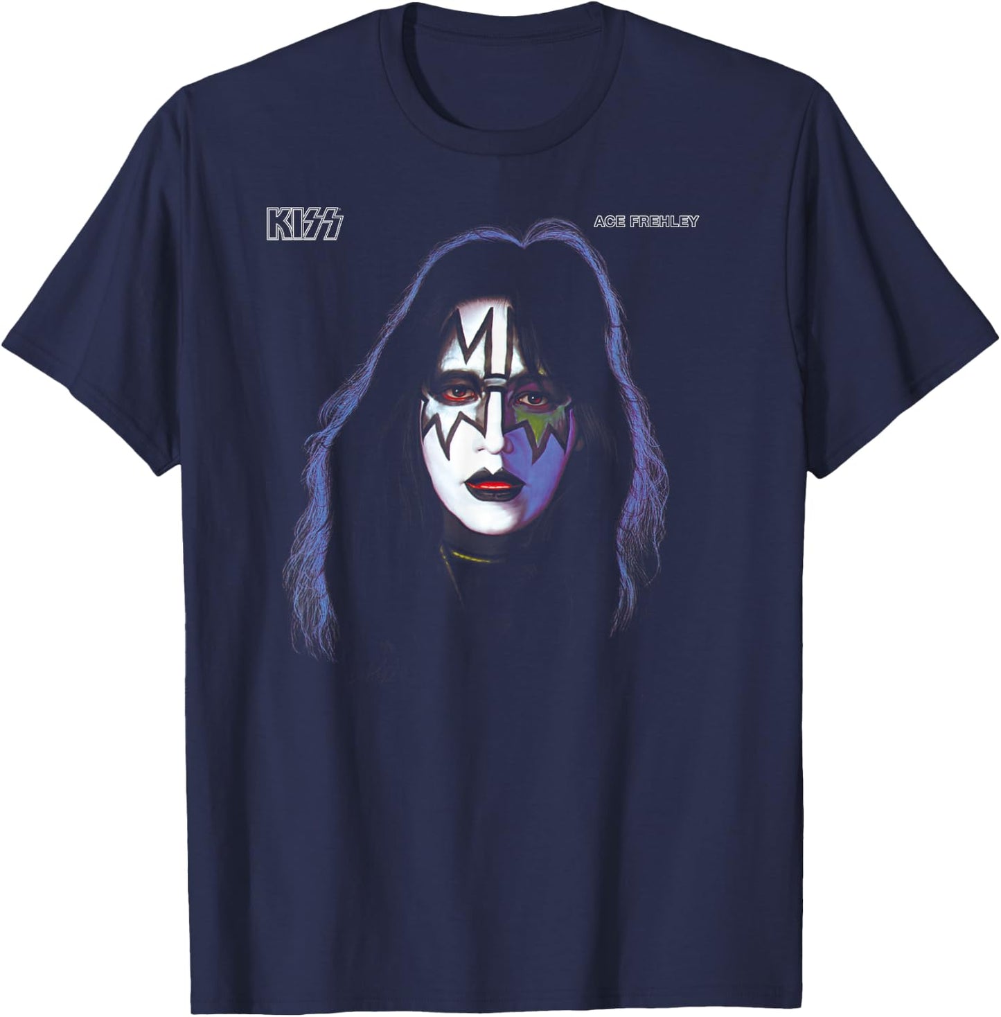 KISS - 1978 Ace Frehley T-Shirt - T-Shirt | Navy