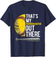 That's My Granddaughter Out There Softball Grandpa T-Shirt - T-Shirt | Navy