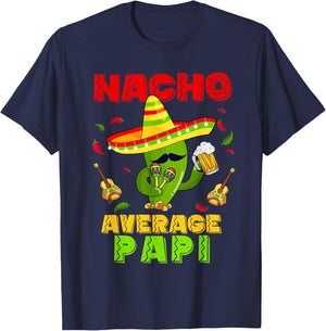 Dabbing Cactus Nacho Average Papi Cinco De Mayo Fiesta T-Shirt - T-Shirt | Navy