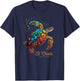 St Croix Virgin Islands Vintage Vacation Shirt Sea Turtle T-Shirt - T-Shirt | Navy