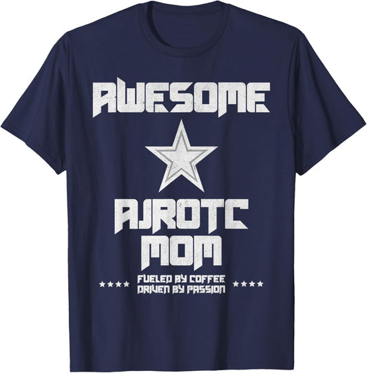 Awesome AJROTC Mom Military JROTC Cadet Proud AJROTC Mom T-Shirt - T-Shirt | Navy