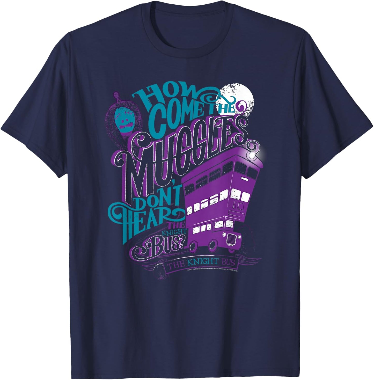 Harry Potter The Knight Bus T-Shirt - T-Shirt | Navy