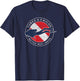 Turks and Caicos Islands Diving Flag Vacation Souvenir T-Shirt - T-Shirt | Navy