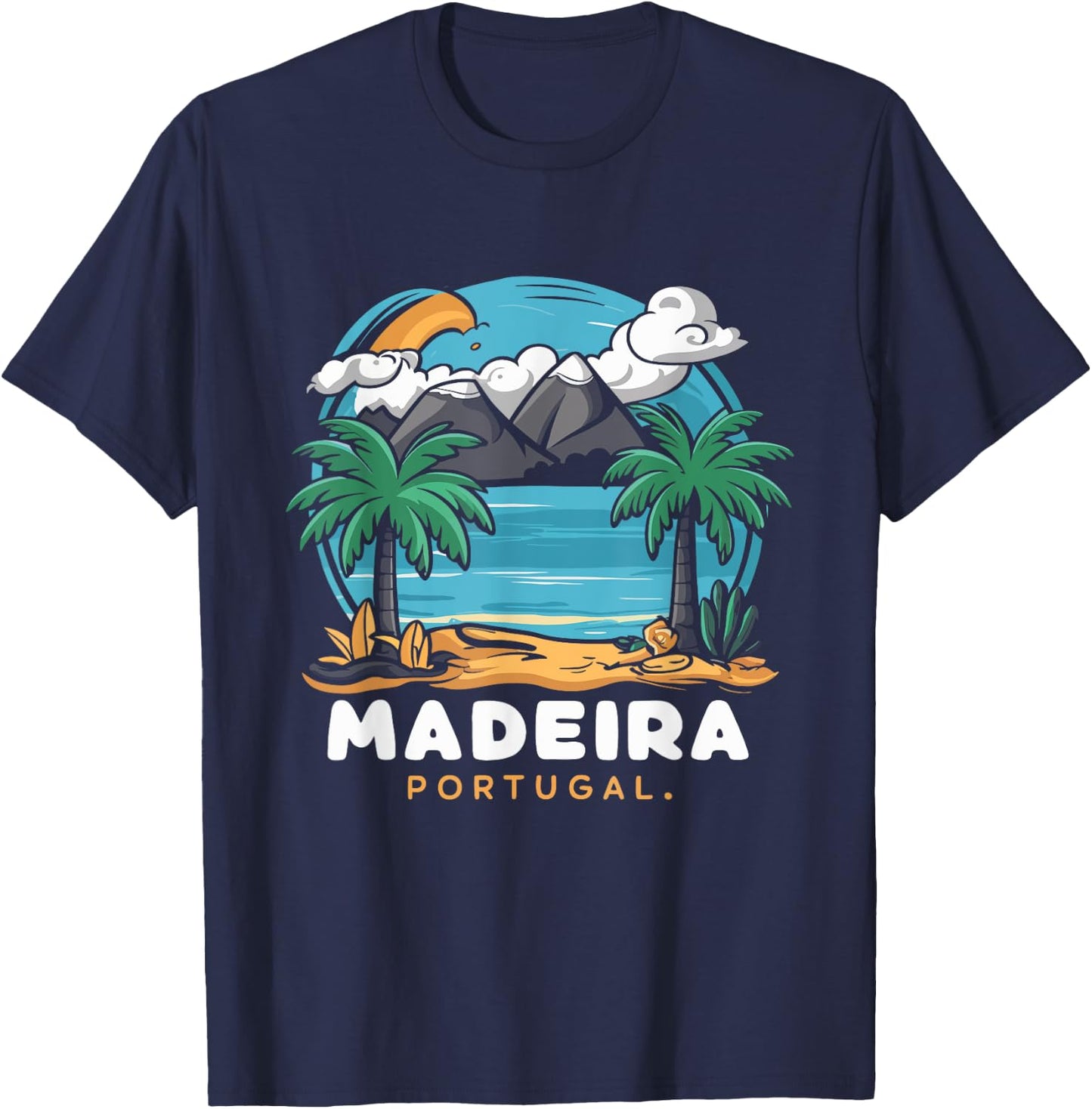 Portugal Madeira T-Shirt - T-Shirt | Navy