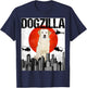 Chienzilla Dogzilla Japanese Kuvasz T-Shirt - T-Shirt | Navy