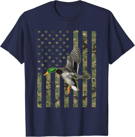 Duck Hunting Design Women Goose Hunt Duck Hunter T-Shirt - T-Shirt | Navy