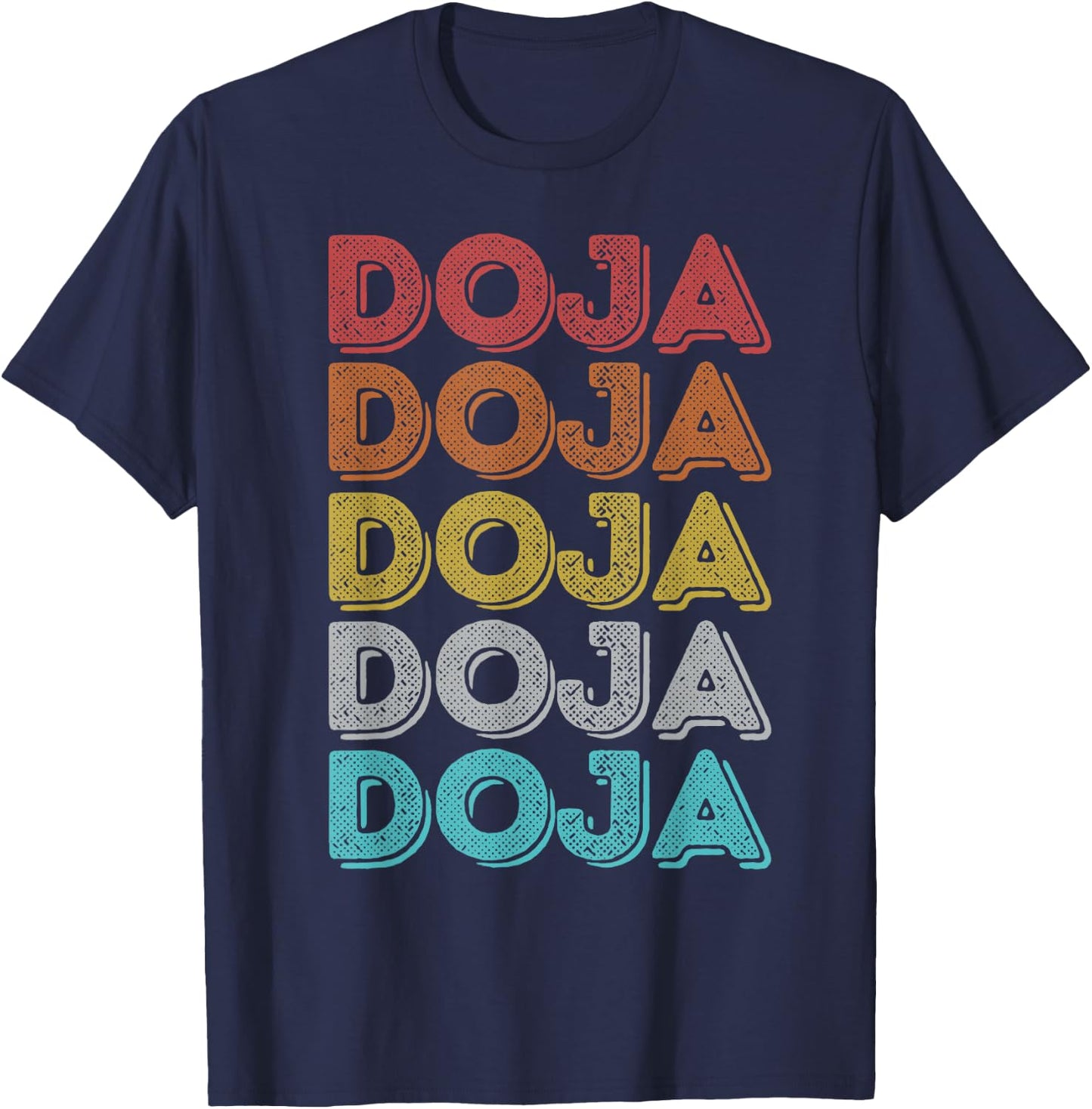 Vintage Retro Doja T-Shirt - T-Shirt | Navy