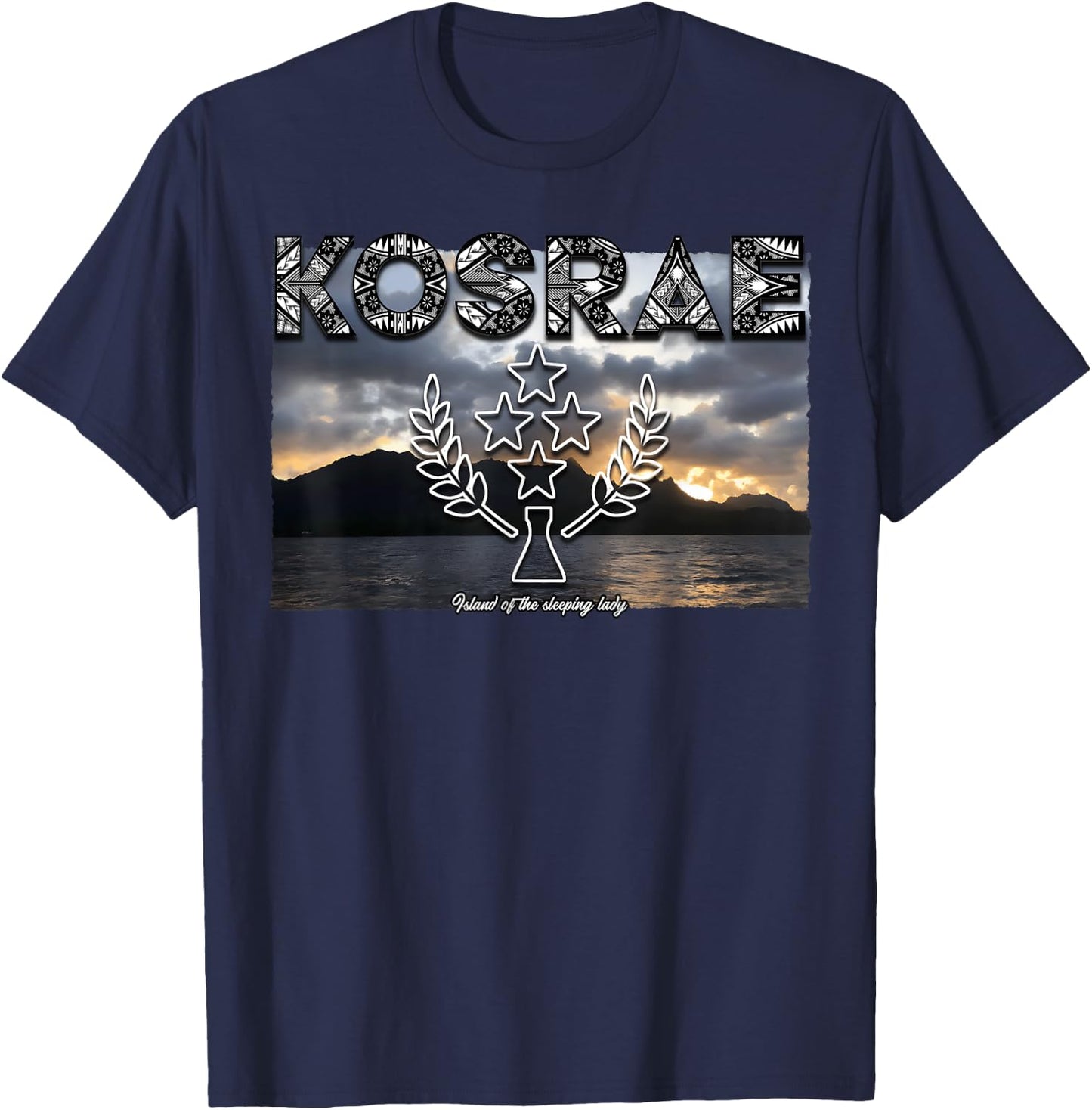 Kosrae Micronesia T-Shirt - T-Shirt | Navy