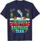 Christmas Dolphins Team - Dolphins Wearing Santa Hat Xmas T-Shirt - T-Shirt | Navy