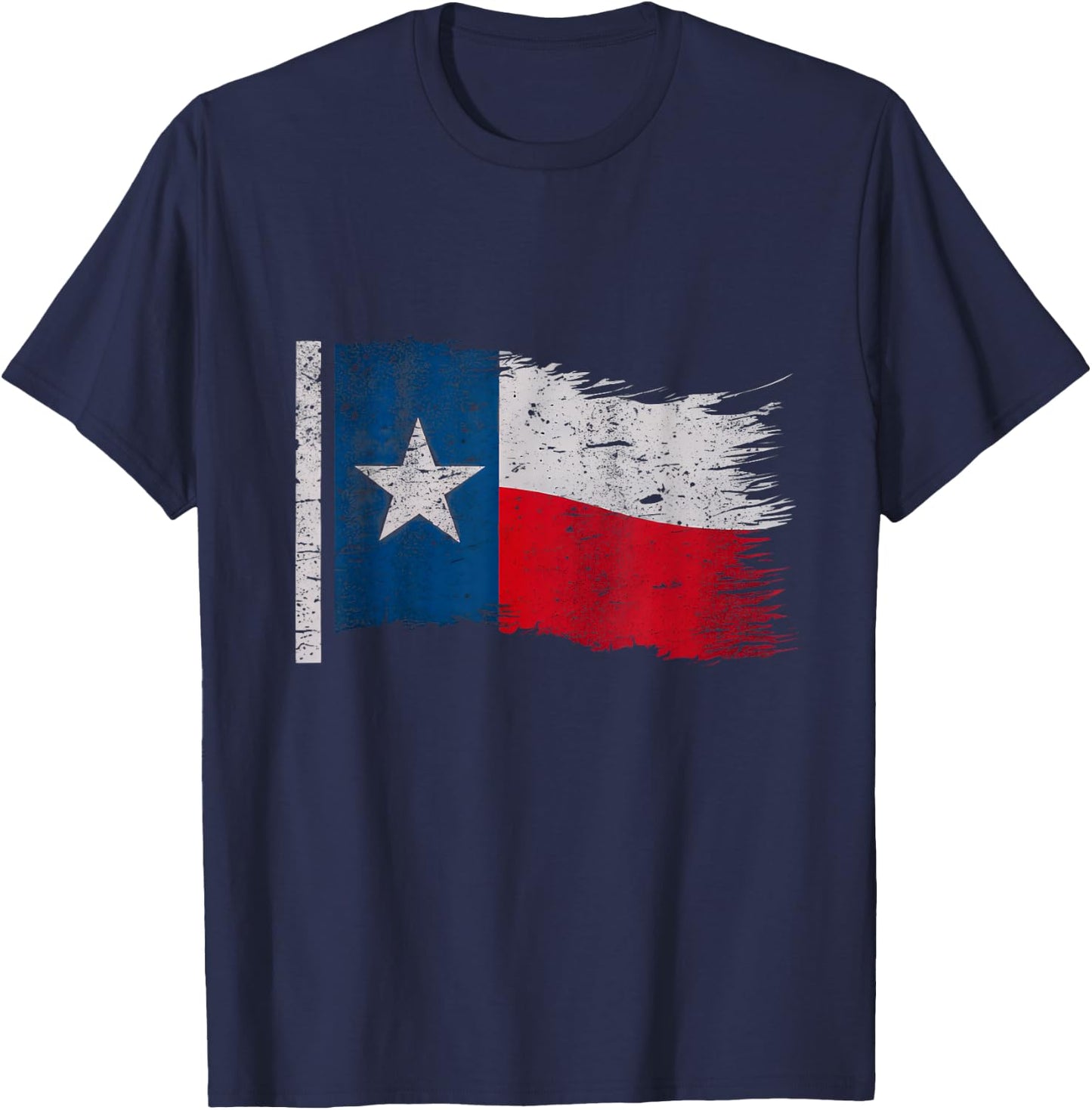 Distressed Texas Flag T-Shirt - T-Shirt | Navy