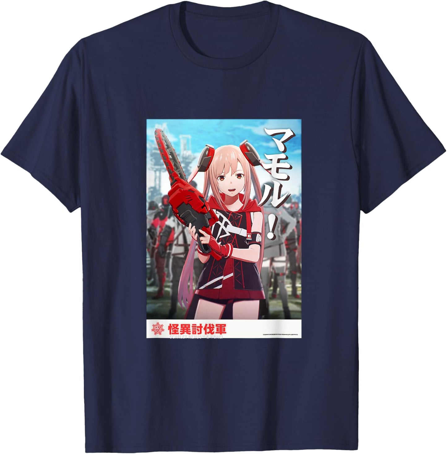 Scarlet Nexus Poster T-Shirt - T-Shirt | Navy